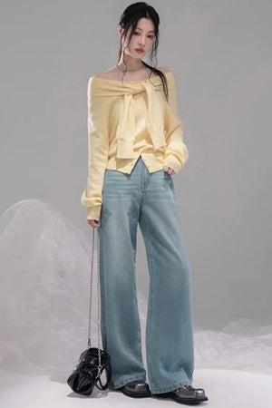 Sea Blue Lyocell Jeans
