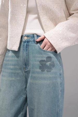 Sea Blue Lyocell Jeans