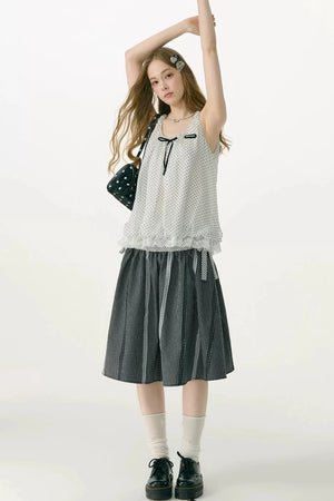 Sea Salt Lace Polka Dot Camisole