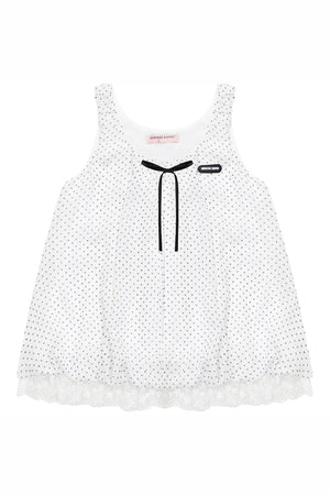 Sea Salt Lace Polka Dot Camisole