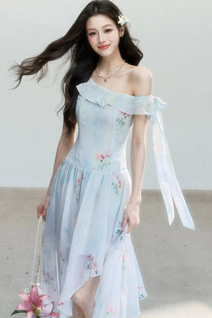 Sea Salt Rose Print Dress