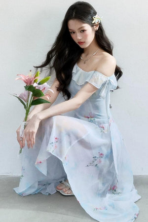 Sea Salt Rose Print Dress