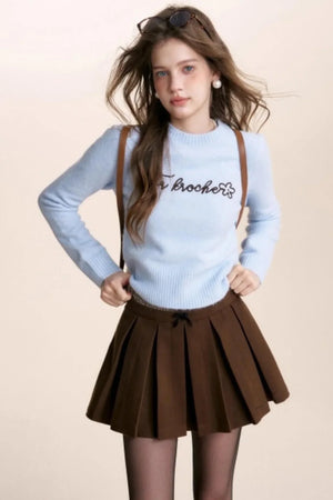 Sea Salt Wool Ribbon Sweater
