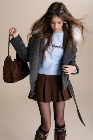 Sea Salt Wool Ribbon Sweater