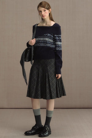 Sea Street Pleated Skirt Set-Up