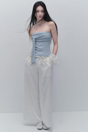 Seaside Bandeau Cropped Top
