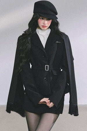 Semi-High-Neck Long-Sleeved Autumn Inner T-Shirt Top