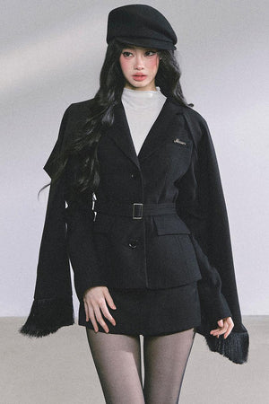 Semi-High-Neck Long-Sleeved Autumn Inner T-Shirt Top