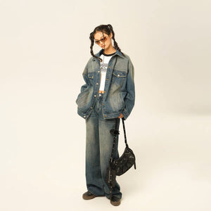 Set-up denim jacket