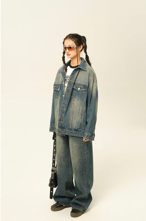 Set-up denim jacket