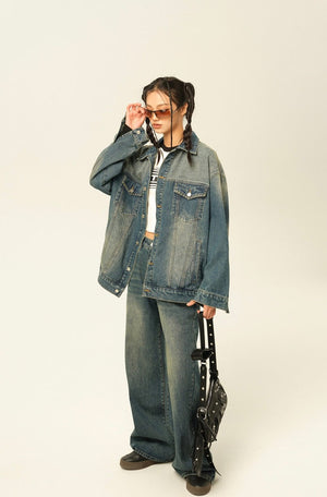 Set-up denim jacket