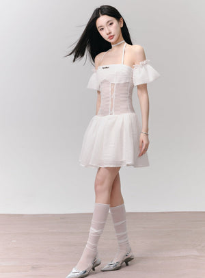Sexy Cut-Out Stitching Dress