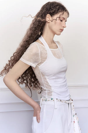 Shadow Lace Tee