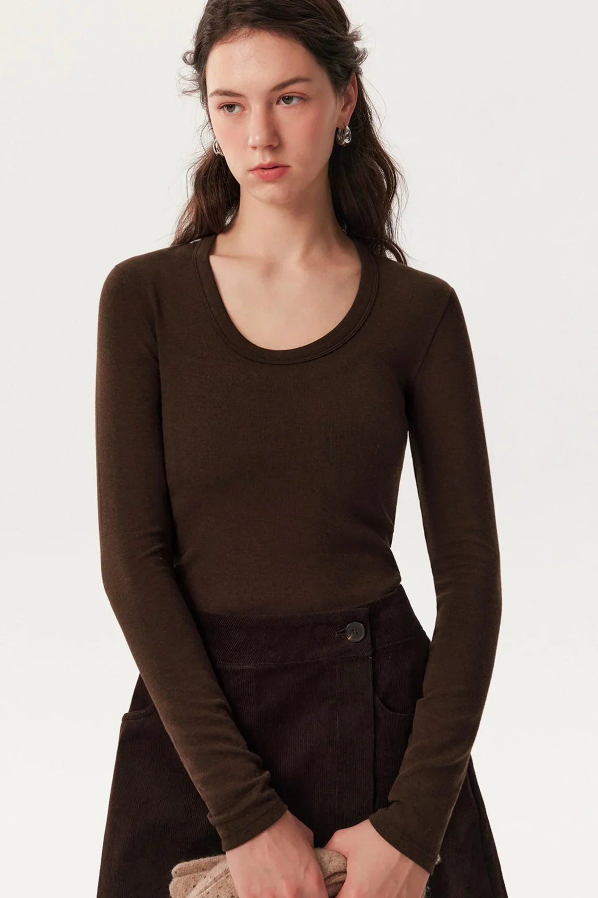 Sheep Wool Slim Knitwear Sweater