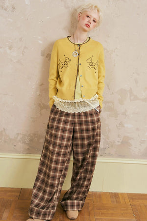 Shell Motif Warm Cardigan