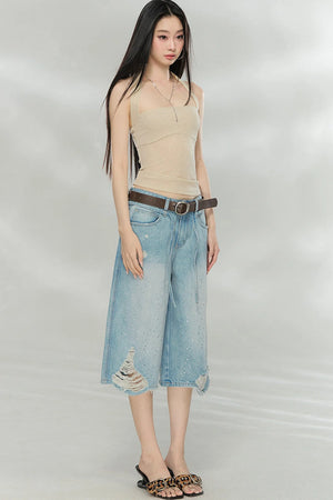 Shiny Halter Neck Tube Top
