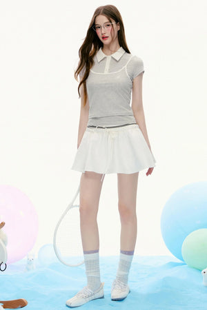 Short Sleeve Fitted Polo Shirt