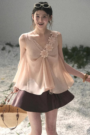 Silent Rose Lace Top