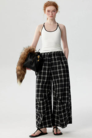 Silk Contrasting Stitch Camisole
