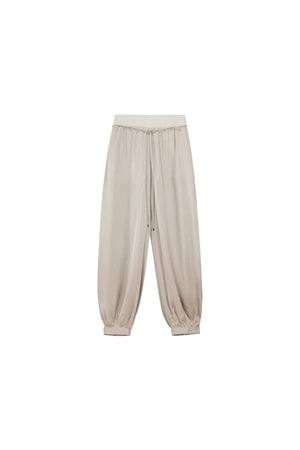Silk Satin French Pants