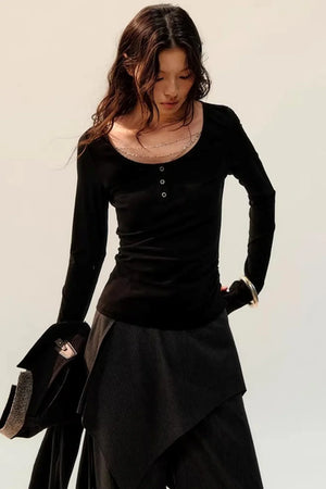 Silver Chain Slim-Fit T-Shirt
