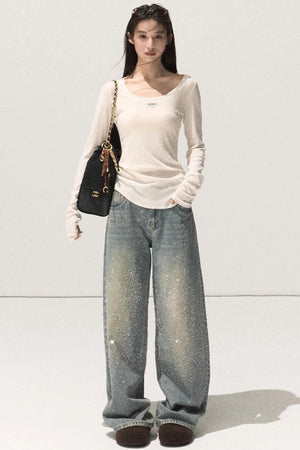 Skin Emotion Wool Knitted Top