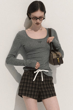 Skin Emotion Wool Knitted Top