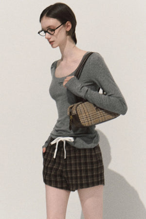 Skin Emotion Wool Knitted Top