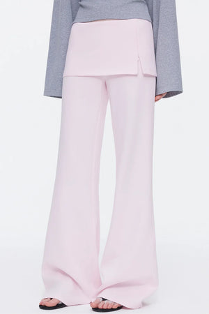 Skin-Friendly Knit Skirt Pants