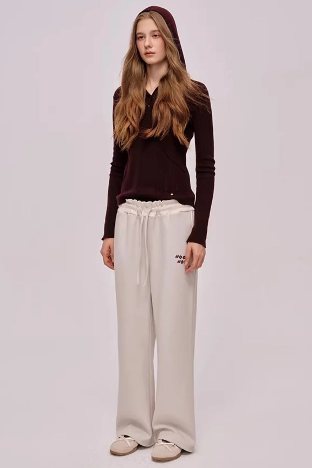 Skin-Friendly Wide-Leg Sweatpants