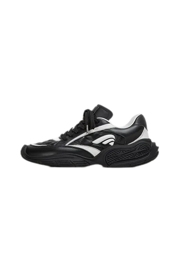 Quilted Height-Increase Sneakers