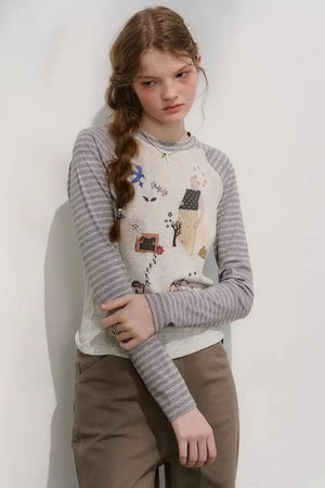 Sleepy Spring Retro Blouse