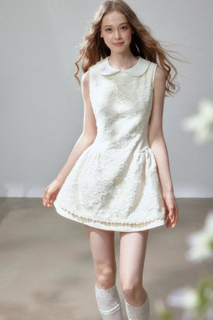 Sleeveless Doll Collar Dress