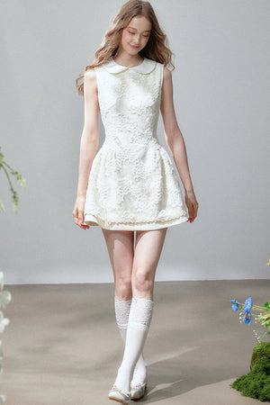 Sleeveless Doll Collar Dress