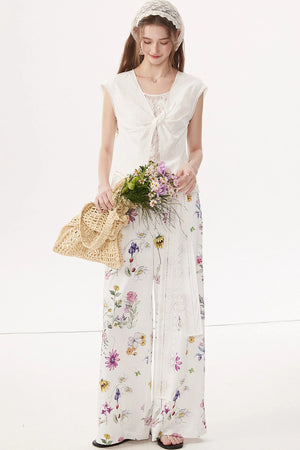 Sleeveless Linen Blouse