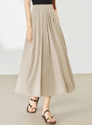 Slim A-Line Umbrella Skirt
