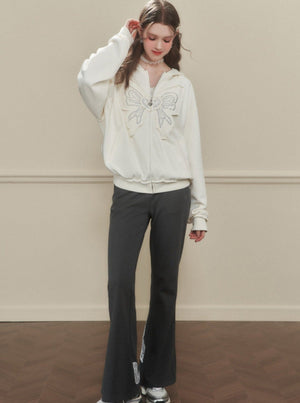 Slim Bootcut Track Pants