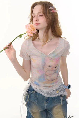 Slim Cat Tee