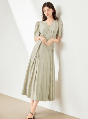 Slim Cinched Waist Dress