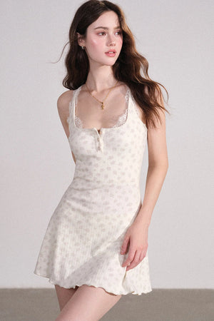 Slim Fit Cardigan and Tank Dress Set-Up