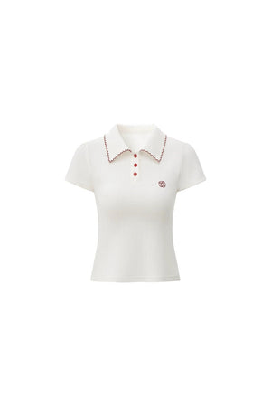 Slim Fit Color Block Polo