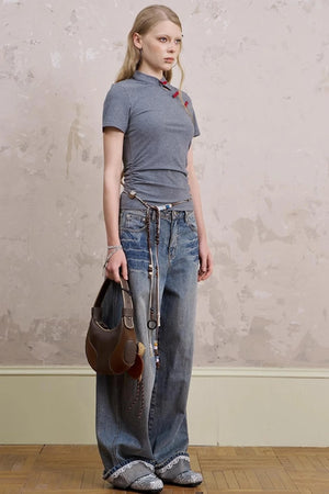 Slim Fit Colorblock Top