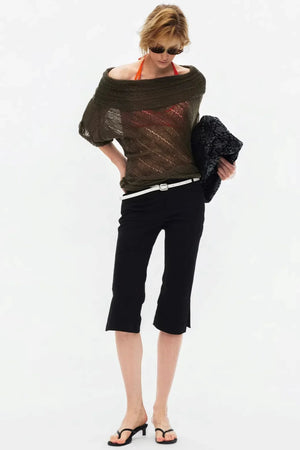 Slim-Fit Equestrian Pants