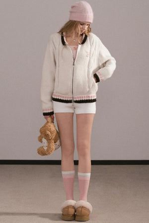 Slim Fit Knit Shorts