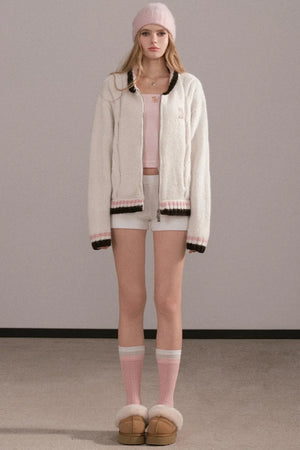 Slim Fit Knit Shorts