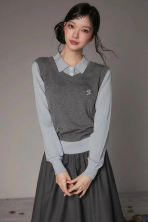 Slim Fit Knit Sweater