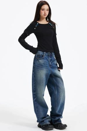 Slim-Fit Knit Top