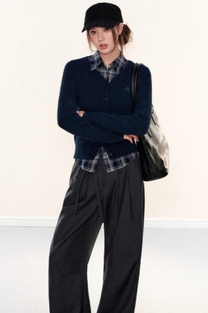 Slim-Fit Knitted Cardigan
