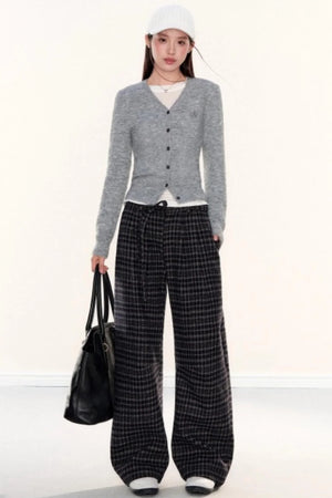 Slim-Fit Knitted Cardigan