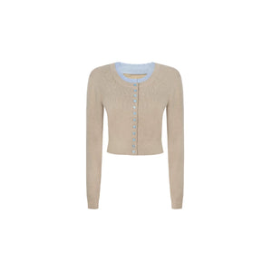 Slim-Fit Knitted Cardigan Set-Up